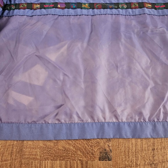 Vintage LL Bean Womens Petite Small Blue Hooded Jacket Lightweight 90s Classic - Picture 8 of 11